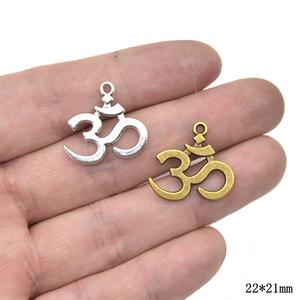 New Fashion Spiritual Harmony Aum Om Ohm Charms ciondolo Buddha Yoga a guarigione ciondoli accessori fai da te ciondolo in lega - Product Image 2