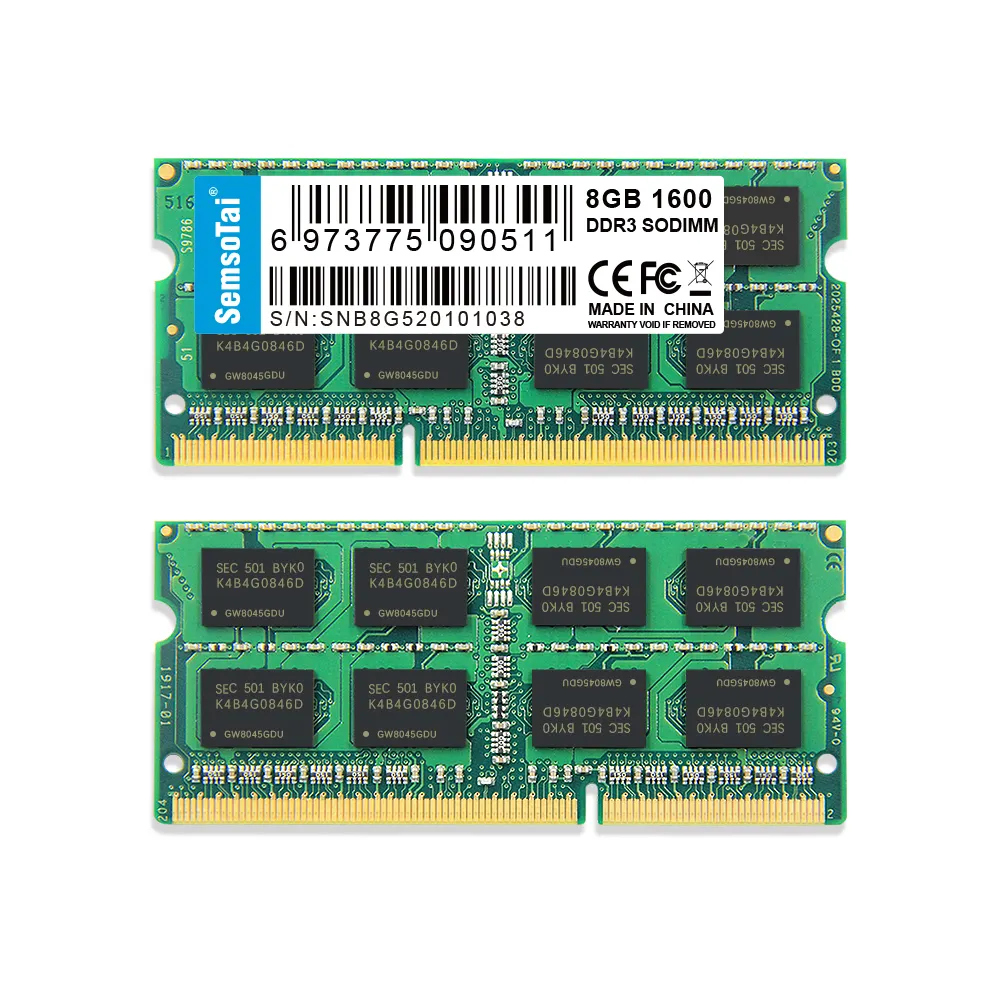 저렴한 가격 노트북 Ram 메모리 DDR3 8G 1333 1600MHz 게임 OEM 수락