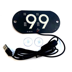 ไฟ LED แท็กซี่ รุ่นใหม่ Xtx Universal 6V 3W แบบ USB สำหรับตกแต่งรถยนต์ พร้อมอุปกรณ์แปลงสี - Product Image 4