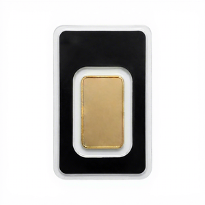 Nuova Lingotto d'Oro Placcato in <span class=keywords><strong>Ottone</strong></span> da <span class=keywords><strong>1</strong></span> UNZA (1oz) con Numero di Serie, Artigianato Metallico Svizzero, Lingotto Solido in Oro 24k - Product Image 4