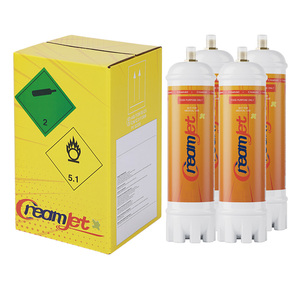 Bouteille de gaz CO2/N2 Creamjet USA en stock, livraison rapide, pour crème fouettée, outils de préparation de desserts, cylindre de gaz de qualité alimentaire - Product Image 1