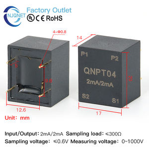 Micro Precisie Spanningsomvormer PCB Montage PT QNPT01 2mA 2mA 110V 220V 1000V Transducer Potentiële Transformator Sensor - Product Image 5