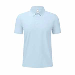 Polo para Hombre, 185g, Algodón de Doble Hilo, Verano, Delgado, Antiencogimiento, Popelina, Manga Corta, Cuello Camisero, Estilo Business - Product Image 3