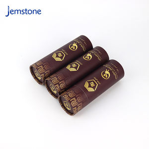 Caja de Embalaje de Cartón Kraft en Forma de Cilindro, Reciclable, de Grado Alimenticio, para Chocolate, Proteína en Polvo, Diseño Personalizado - Product Image 2