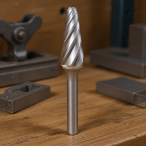 Fraise rotative conique à bout sphérique Ttake Ab8700, diamètre 12,7 mm, longueur 32 mm, en aluminium Z - Product Image 3