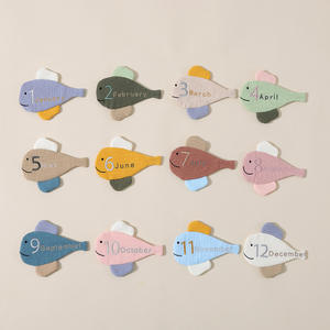 ชุดของขวัญร้อยวันสำหรับทารกแรกเกิด, ชุดของขวัญน่ารักสำหรับเป็นที่ระลึกการ์ดผ่อนคลายสำหรับเดือนปีเกิดดิจิตอลเครื่องนอนครั้ง<span class=keywords><strong>แรก</strong></span> - Product Image 4