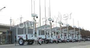 Tour d'éclairage solaire sur remorque Green Energy ULT-900H - Product Image 6