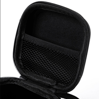Pochette de rangement électronique carrée portable, étui rigide en EVA, sac de rangement pour câbles de voyage, pour écouteurs, câbles USB et accessoires 3C