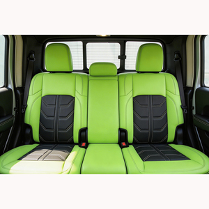 <span class=keywords><strong>Coprisedili</strong></span> Auto Personalizzati GANE Designs in Pelle Nappa Verde di Alta Qualità, Adatti per Jeep Gladiator Versione Quattro Porte e Due Porte - Product Image 6