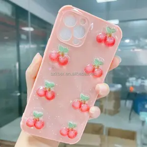 I più venduti personalizzati fai da te bella goccia di cristallo in gomma TPU PC Candy Color custodia per cellulare Cover posteriore per Infinix Hot 10