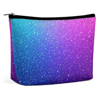 Voyage trousse de toilette soins de la peau beauté fermeture éclair organisateur sac voyage Portable maquillage pochette sac arc-en-ciel paillettes sac cosmétique