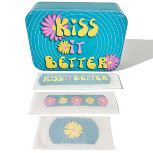 Tiritas infantiles impermeables de dibujos animados de tres tamaños con patrón de caja de lata personalizada de alta calidad a bajo precio, fabricante de tiritas - Product Image 4