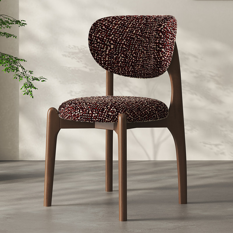 Chenille pourpre noyer-installez-vous
