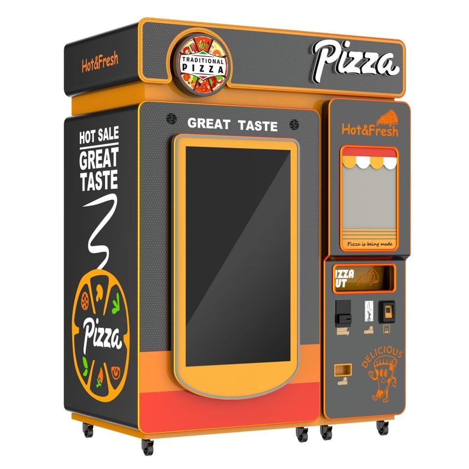 Fully Automatic Pizza Vending Machine SDK 200-300 Capacity Compressor ...