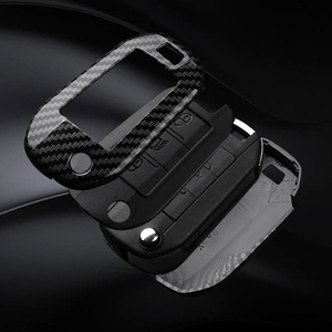 ABS sợi carbon 3 nút xe từ xa <span class=keywords><strong>Key</strong></span> trường hợp đối với Peugeot 207 307 308 407 607 807 đối với <span class=keywords><strong>Citroen</strong></span> C2 C3 C4 C5 C6 - Product Image 6