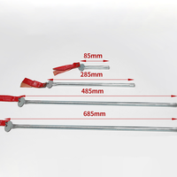 Clé triangulaire S8 K8 pour déverrouillage de porte de hall d'ascenseur, conception de verrouillage triangulaire unique pour étages supérieurs