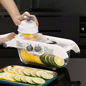 Multifunctional Stainless Steel Lemon Slicer Household Vegetable Fruit Cutter Including <b>Potato</b> Milk Tea Shop Commercial Plastic - Product Image 3