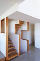 CBMMart Escalier intérieur moderne et simple personnalisé avec marches en bois Escaliers d'intérieur Escalier d'intérieur en bois