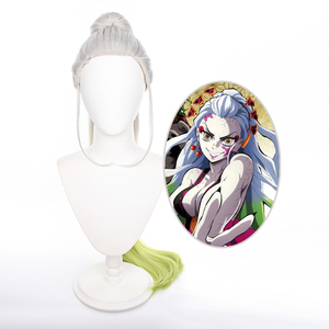Ainizi 100cm Langer Pferdeschwanz Charaktereinspirierte <span class=keywords><strong>Daki</strong></span> Cosplay-Perücke aus Demon <span class=keywords><strong>Slayer</strong></span> für Frauen - Product Image 1
