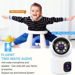 Caméra <span class=keywords><strong>IP</strong></span> sans fil Full HD V380 4MP Moniteur bébé Vision nocturne intérieur PTZ <span class=keywords><strong>5G</strong></span>/WiFi Suivi automatique Double bande 4K Haute Projection - Product Image 2