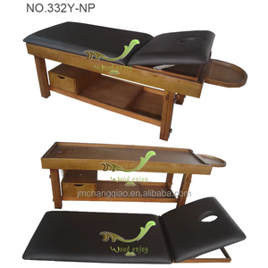 Lit en bois solide de <span class=keywords><strong>massage</strong></span> facial et extérieur de station thermale avec le cadre de <span class=keywords><strong>Shirodhara</strong></span> disponible pour des grossistes - Product Image 1