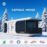 Maison Capsule Premium, Pod Spatial, Maison Conteneur Préfabriquée, Villa de Vacances, Cabine de Vie Portable, Structure en Acier Galvanisé