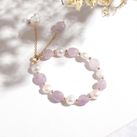 Bijoux fantaisie perles de pierres précieuses de guérison fournisseur en gros bracelet en pierre de cristal naturel
