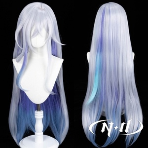 Nd Chất Lượng Cao Tổng Hợp Ren Cosplay Tóc Giả Cho Genshin Tác động Skirk Chịu Nhiệt Nước Sóng Cho Truyện Tranh Con Chủ Đề - Product Image 1