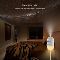 Mini Lámpara Nocturna LED USB Recargable para Decoración del Hogar, Proyector de Estrellas de Galaxia de Doble Proyección para Dormitorio, Regalo Práctico