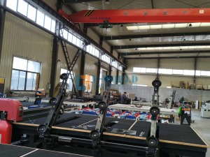 เครื่องตัดกระจก CNC ออลอินวัน พร้อมมอเตอร์ PLC ระบบยกด้วยลมและแท่งตัด สำหรับกระจกหนา 3-18 มม. ขนาดการตัด 3660x2840 มม. - Product Image 6