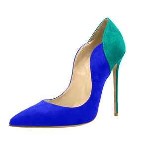 Di grandi dimensioni 42 scarpe da donna Multi colorato in pelle scamosciata sintetica materiale morbido slip on confortevole famoso di <span class=keywords><strong>marca</strong></span> degli alti talloni - Product Image 2