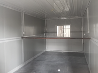 Maisons préfabriquées approuvées CE en acier léger à faible coût Maison mobile préfabriquée en conteneur pliable portable de 20 pieds