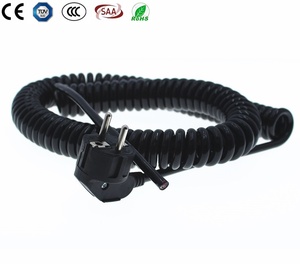 Tùy chỉnh đa lõi mùa xuân cáp DC dây điện dc5525 góc bên phải nam D-Tap Adapter cuộn cáp ip11 đánh giá 20AWG 1-3a cho - Product Image 4