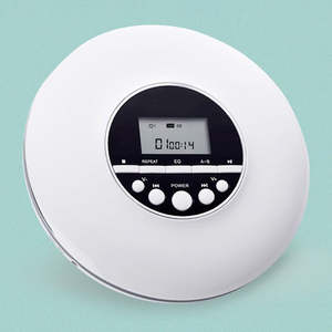 Reproductor de CD Portátil con Función de Repetición, Altavoz Integrado con Bluetooth, Control Remoto, Reproductor de Música Recargable por USB, para Estudio, Hogar y Exteriores - Product Image 5