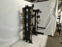 Máquina Combinada Comercial de Alta Resistencia de Acero Inoxidable: Rack de Sentadillas con Cable Cruzado, Máquina Smith para Entrenamiento de Fuerza de Pecho, Piernas, Espalda y Brazos