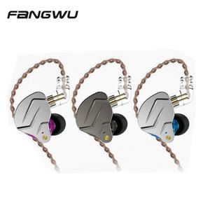 <span class=keywords><strong>KZ</strong></span> ZSN Pro écouteurs en métal 1BA 1DD technologie hybride HIFI basse écouteurs intra-auriculaires moniteur écouteurs Sport casque antibruit - Product Image 1