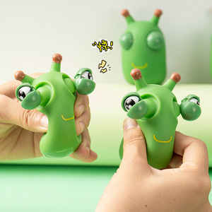 Bán Buôn Dễ Thương Màu Xanh Lá Cây Nhỏ Bug Cảm Giác Căng Thẳng Cứu Trợ Đồ Chơi Mềm Cao Su Mới Lạ Bóng Với Giáo Dục Chức Năng Pvc Chất Liệu Trẻ Em - Product Image 1