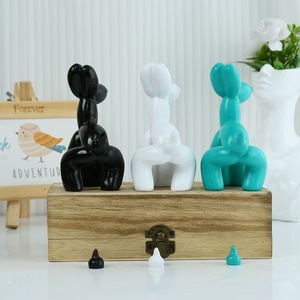 Moderno semplice creativo in <span class=keywords><strong>resina</strong></span> che fa la cacca <span class=keywords><strong>palloncino</strong></span> per cani ornamenti per la casa decorazioni morbide regali artigianali - Product Image 3
