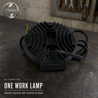 Pour camion minier Sinotruk HOWO MT86, lampe de travail LED robuste, 4130000610, lampe ronde à 9 LED, pièces détachées automobiles, vente en gros depuis la Chine