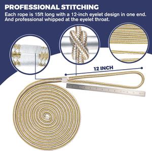 Corde d'amarrage pour bateaux en nylon torsadé <span class=keywords><strong>HIRACE</strong></span> - Taille et poids personnalisables - Product Image 2