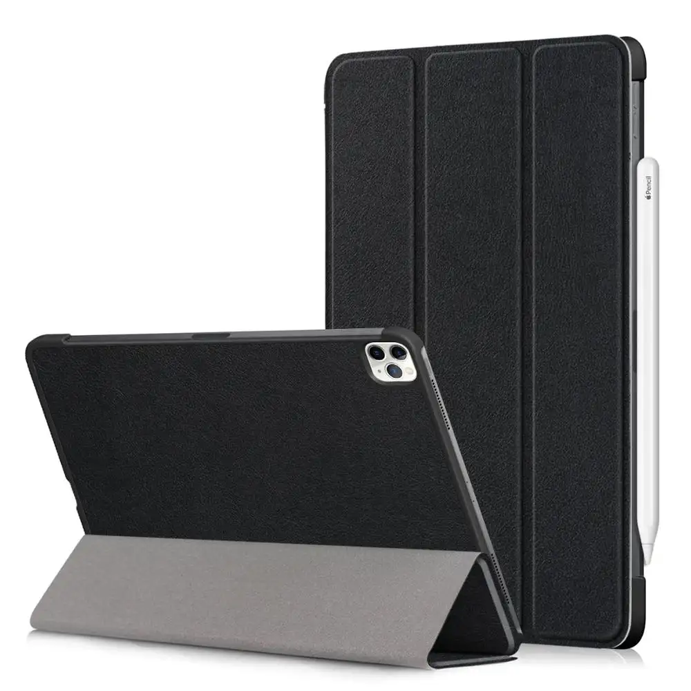 Trifold Folio supporto pieghevole custodia magnetica sottile in pelle PU Smart Flip Cover per Apple iPad Pro 11 2020/2021/2022