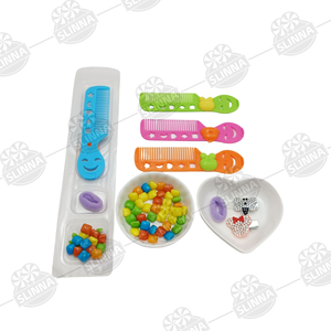 Divertidos Accesorios para el Cabello <span class=keywords><strong>de</strong></span> <span class=keywords><strong>Princesa</strong></span>, Peine <span class=keywords><strong>de</strong></span> Caramelo, Decoración para el Cabello, Juego <span class=keywords><strong>de</strong></span> Juguetes <span class=keywords><strong>de</strong></span> <span class=keywords><strong>Chicle</strong></span> para Niños - Product Image 3