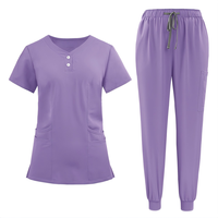Ensembles de blouses et pantalons d'infirmiers à manches courtes pour hommes, avec logo personnalisé imprimé, pour les professionnels de la santé