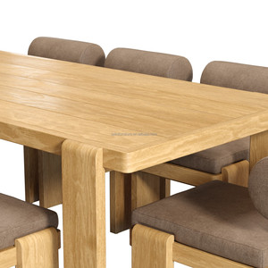 Tavoli e Sedie da Esterno per Patio in <span class=keywords><strong>Teak</strong></span> Anticorrosione per Villa e Hotel, Tavolo da Pranzo e Sedie di Lusso in Legno Massiccio - Product Image 4