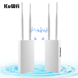 Rapid DeliveryKuWFi 1200mbps Poe <strong>Power</strong> 2*5dBi Wifi Antenna Rj45 <strong>Wireless</strong> Ap11ac Dual Band Outdoor <strong>Access</strong> <strong>Point</strong> for Yard - Product Image 3