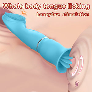 ไวเบรเตอร์สำหรับผู้หญิงชุดทำความสะอาดแบบใช้ซ้ำได้เครื่องนวดอวัยวะเพศหญิงกระตุ้นคลิตอริสลิ้น - Product Image 4