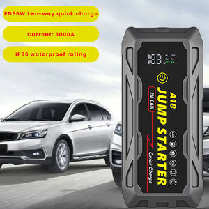 3000A Car Jump Starter Power Bank with LED Light &amp; QC3.0 Emergency <strong>Battery</strong> <strong>Booster</strong> Quick Charge 3.0 Technology - Product Image 1