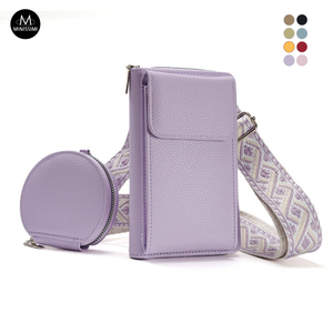 Ventas calientes Sac A Main Pu Leather Crossbody Bag Ladies 2 Pcs Bolsos Cartera de lujo para mujer - Product Image 3