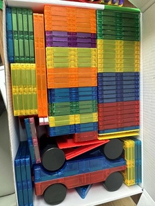 Gạch từ tính <span class=keywords><strong>3D</strong></span> Montessori cho trẻ em, bán buôn nhà máy, chất liệu ABS chắc chắn, thân thiện với môi trường, đồ chơi xếp hình từ tính cho trẻ em - Product Image 6