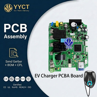 Carte de commande PCBA pour chargeur de VE intelligent avec module de communication OCPP, assemblage de carte PCB pour station de recharge Type 1/Type 2, OEM